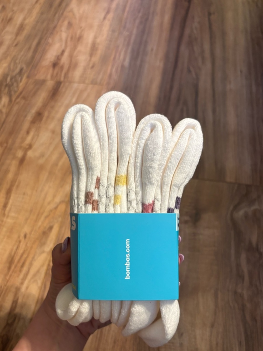 Bombas Vintage Stripes Quarter Sock 4-Pack NWT Medium